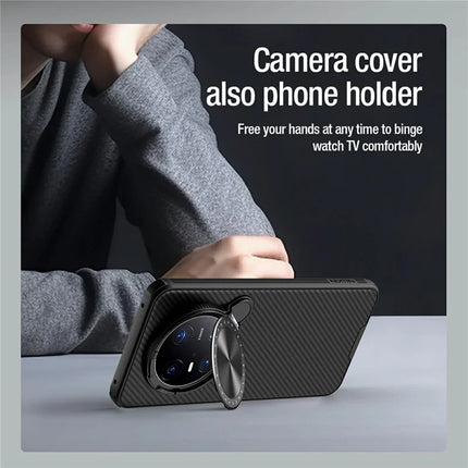 NILLKIN Camshield Prop Magnetic Series for Huawei Mate 70 Case Compatible with MagSafe PC+TPU Phone Cover with Camera Cover