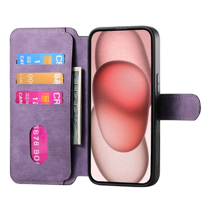 CASENEO MW-03 For iPhone 14 Case with Detachable Wallet Leather+TPU Phone Cover