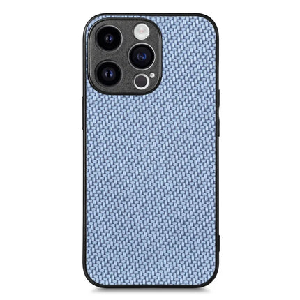 For iPhone 15 Pro Max Case Carbon Fiber Texture PU+PC+TPU Phone Cover