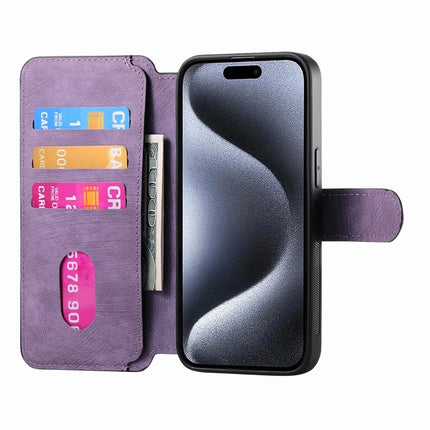 CASENEO MW-03 For iPhone 15 Pro Max Case with Detachable Wallet Leather+TPU Phone Cover