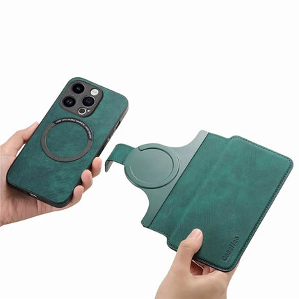 CASENEO MW-03 For iPhone 13 Pro Max Case with Detachable Wallet Leather+TPU Phone Cover