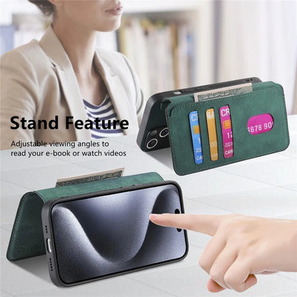 CASENEO MW-03 For iPhone 13 Pro Max Case with Detachable Wallet Leather+TPU Phone Cover