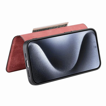 CASENEO MW-03 For iPhone 13 Pro Max Case with Detachable Wallet Leather+TPU Phone Cover