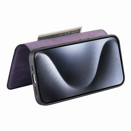 CASENEO MW-03 For iPhone 13 Pro Max Case with Detachable Wallet Leather+TPU Phone Cover