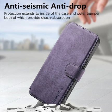 CASENEO MW-03 For iPhone 13 Pro Max Case with Detachable Wallet Leather+TPU Phone Cover