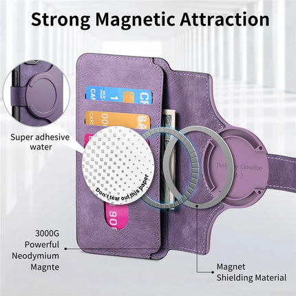 CASENEO MW-03 For iPhone 13 Pro Max Case with Detachable Wallet Leather+TPU Phone Cover