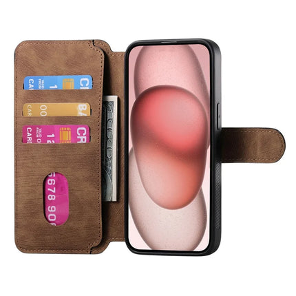 CASENEO MW-03 For iPhone 13 Case with Detachable Wallet Leather+TPU Phone Cover