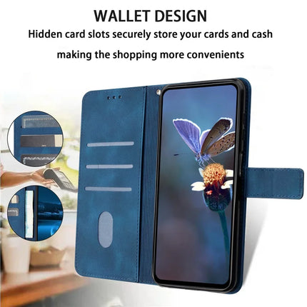 For Samsung Galaxy A26 5G Case Triangle Imprinted Anti-Scratch Phone Wallet Cover