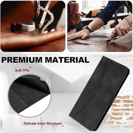 For Samsung Galaxy A26 5G Case Triangle Imprinted Anti-Scratch Phone Wallet Cover