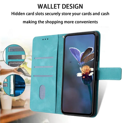For Samsung Galaxy A26 5G Case Triangle Imprinted Anti-Scratch Phone Wallet Cover