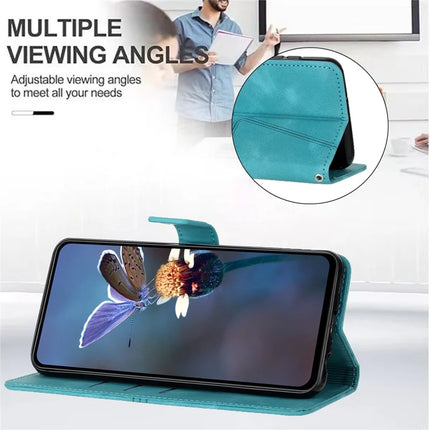 For Samsung Galaxy A26 5G Case Triangle Imprinted Anti-Scratch Phone Wallet Cover