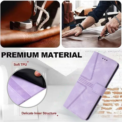 For Samsung Galaxy A26 5G Case Triangle Imprinted Anti-Scratch Phone Wallet Cover