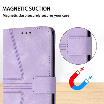 For Samsung Galaxy A26 5G Case Triangle Imprinted Anti-Scratch Phone Wallet Cover
