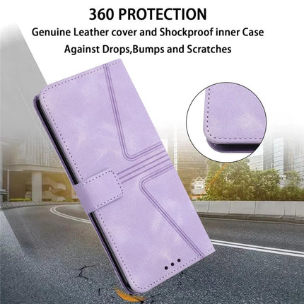For Samsung Galaxy A26 5G Case Triangle Imprinted Anti-Scratch Phone Wallet Cover