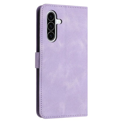 For Samsung Galaxy A26 5G Leather Case Solid Color Wallet Protective Phone Cover