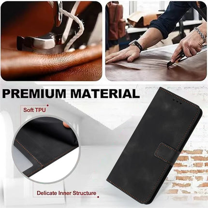 For Samsung Galaxy A26 5G Leather Case Solid Color Wallet Protective Phone Cover