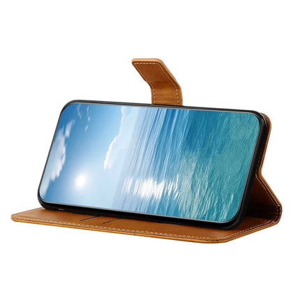 For Samsung Galaxy A26 5G Leather Case Line Pattern Wallet Phone Cover
