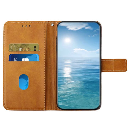 For Samsung Galaxy A26 5G Leather Case Line Pattern Wallet Phone Cover