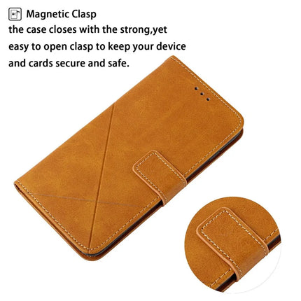 For Samsung Galaxy A26 5G Leather Case Line Pattern Wallet Phone Cover