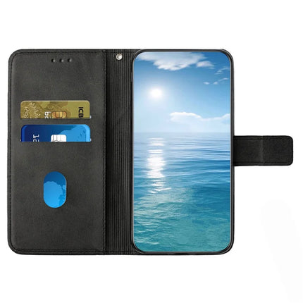 For Samsung Galaxy A26 5G Leather Case Line Pattern Wallet Phone Cover