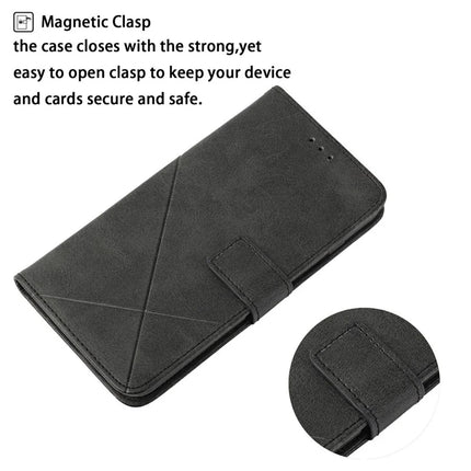 For Samsung Galaxy A26 5G Leather Case Line Pattern Wallet Phone Cover