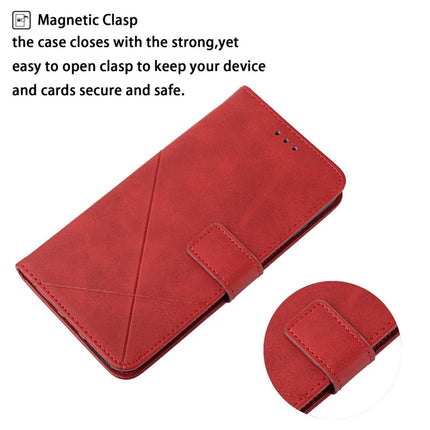 For Samsung Galaxy A26 5G Leather Case Line Pattern Wallet Phone Cover