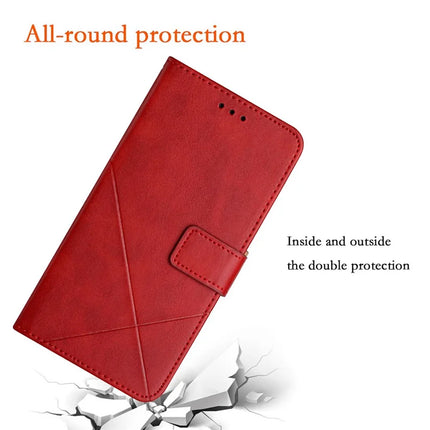 For Samsung Galaxy A26 5G Leather Case Line Pattern Wallet Phone Cover