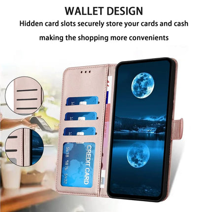 For Samsung Galaxy A26 5G Wallet Phone Case Leather Stand Cover with Strap