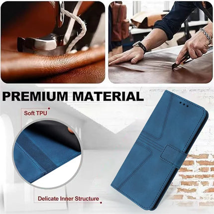 For Samsung Galaxy A56 5G Case Triangle Imprinted Anti-Scratch Phone Wallet Cover
