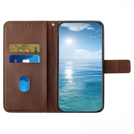 For Samsung Galaxy A56 5G / A36 5G Leather Case Line Pattern Wallet Phone Cover