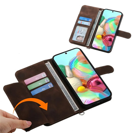 For Google Pixel 9a Case Flower Pattern PU Leather Wallet Phone Cover with Strap