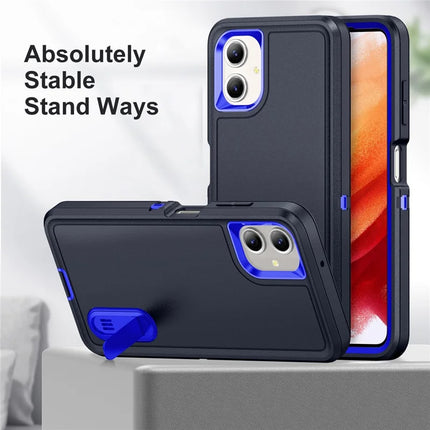 For Samsung Galaxy A06 Case Kickstand Phone Cover PC+Silicone+EVA 3-in-1 Design