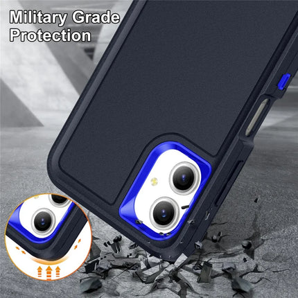 For Samsung Galaxy A06 Case Kickstand Phone Cover PC+Silicone+EVA 3-in-1 Design