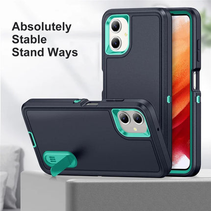 For Samsung Galaxy A06 Case Kickstand Phone Cover PC+Silicone+EVA 3-in-1 Design