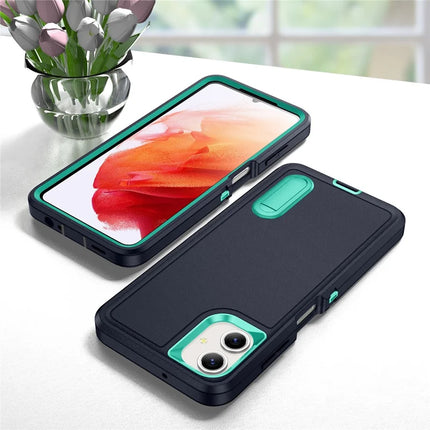 For Samsung Galaxy A06 Case Kickstand Phone Cover PC+Silicone+EVA 3-in-1 Design
