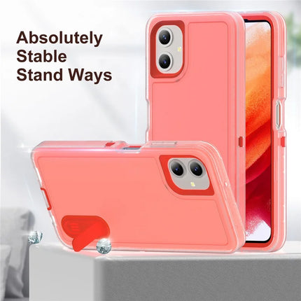 For Samsung Galaxy A06 Case Kickstand Phone Cover PC+Silicone+EVA 3-in-1 Design