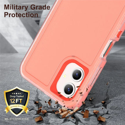 For Samsung Galaxy A06 Case Kickstand Phone Cover PC+Silicone+EVA 3-in-1 Design