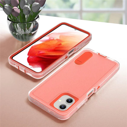 For Samsung Galaxy A06 Case Kickstand Phone Cover PC+Silicone+EVA 3-in-1 Design