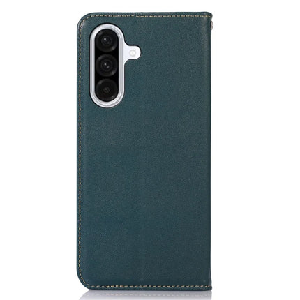 KHAZNEH For Samsung Galaxy A26 5G Case Genuine Cow Leather Wallet Phone Cover Nappa Texture