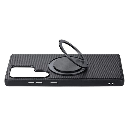 VILI TCY Series for Samsung Galaxy S23 Ultra Magnetic Phone Case Ring Kickstand PC TPU Back Cover