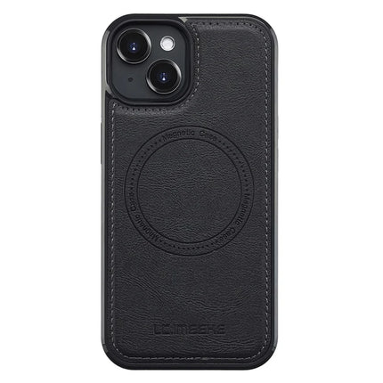 LC.IMEEKE For iPhone 13 Magnetic Case Compatible with MagSafe Leather TPU Back Cover