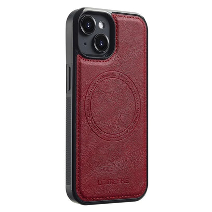 LC.IMEEKE L3 For iPhone 13 Magnetic Case Detachable Card Holder Leather TPU Mobile Cover