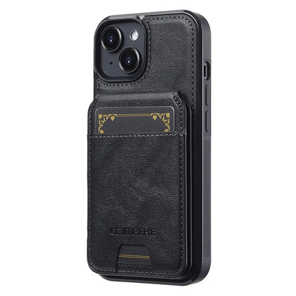 LC.IMEEKE L3 For iPhone 13 mini Magnetic Case Detachable Card Holder Leather TPU Mobile Cover