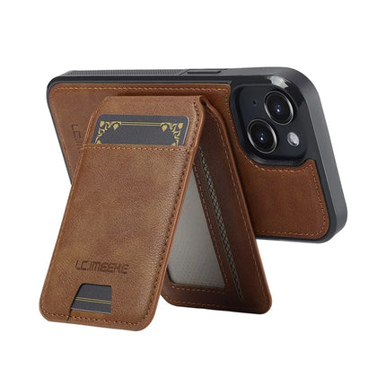 LC.IMEEKE L3 For iPhone 13 mini Magnetic Case Detachable Card Holder Leather TPU Mobile Cover
