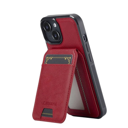 LC.IMEEKE L3 For iPhone 13 mini Magnetic Case Detachable Card Holder Leather TPU Mobile Cover
