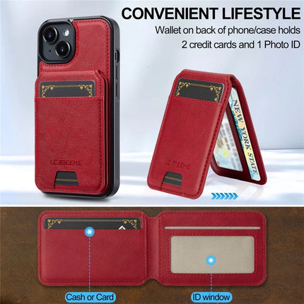 LC.IMEEKE L3 For iPhone 13 mini Magnetic Case Detachable Card Holder Leather TPU Mobile Cover