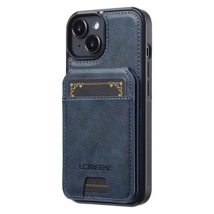 LC.IMEEKE L3 For iPhone 13 mini Magnetic Case Detachable Card Holder Leather TPU Mobile Cover