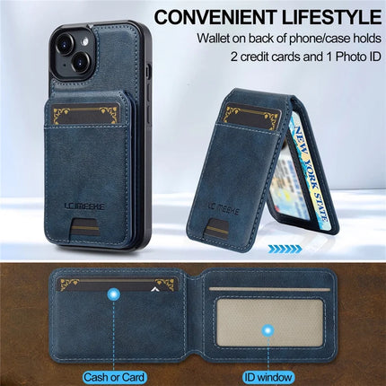 LC.IMEEKE L3 For iPhone 13 mini Magnetic Case Detachable Card Holder Leather TPU Mobile Cover