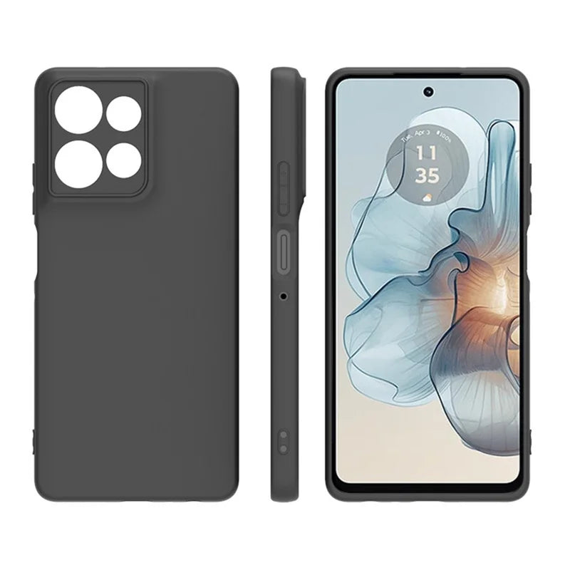 ShopCaseCart Durable Stand Motorola Moto G Power (2025) Protective cover Streamlined TPU Matte Smooth Phone Guard