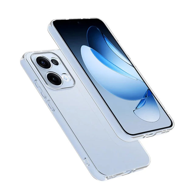 For Oppo Reno13 5G (Global) Clear Phone Case Ultra-Thin Flexible TPU Back Cover